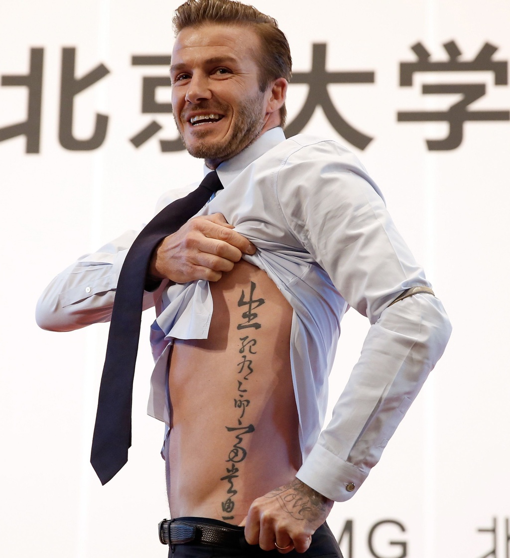 Giải thích ý nghĩa hình xăm của David Beckham - software4win.com